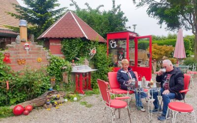 Müritz Café in der Telefonzelle