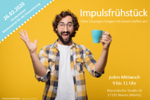 Impulsfrühstück spezial Existenzgründungszentrum Waren (Müritz)