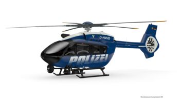 Polizeihubschrauber MV im neuen Design