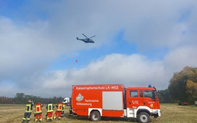 Waldbrandübung Mecklenburgische Seenplatte