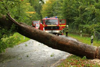 Sturmtief „Xavier“  Feuerwehreinsätze Müritz