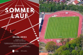 Laufveranstaltung SV Waren 09 Laufteam Müritzstadion