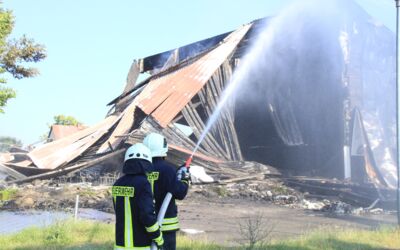Großbrand Klink Müritz
