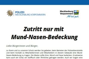 Corona-Infektion Mecklenburg