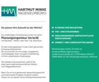 Hartmut Minke Ingenieurbüro Stellenausschreibung