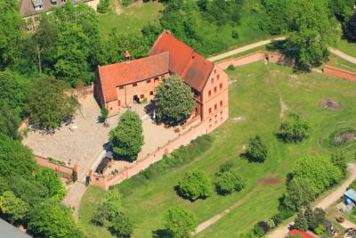 Veranstalungen Penzlin Alte Burg Penzlin Luftbild