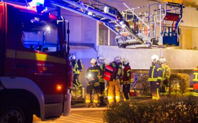 Brandstiftung Springer Straße Feuerwehreinsatz Waren (Müritz)