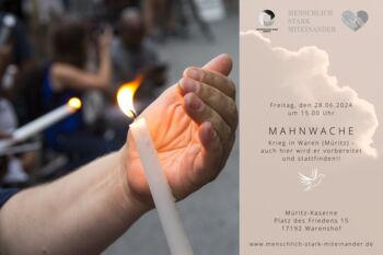 Demo Menschlich-Stark-Miteinander & Unternehmer Bund Müritz