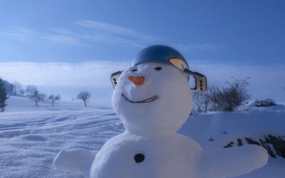 Schneemann bauen Winter Müritz