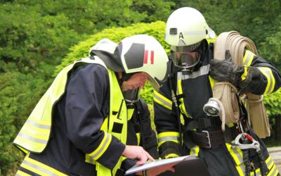Einsatzübung Brand Schloss Wendorf