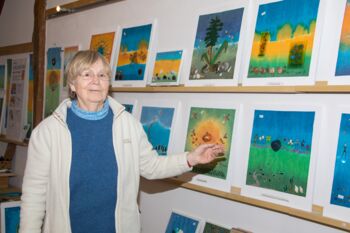 Künstlerin Christel Jeikner Bollewick