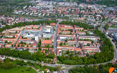 Luftbild Neubrandenburg Viertorestadt