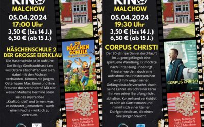 Kinofilm „Die Häschenschule 2 – der große Eierklau“ & „Corpus Christi“