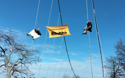 Klimaaktivisten Nationalparkzentrum bei Sassnitz