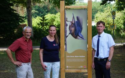 Federausstellung in der Nationalpark-Information in Schwarzenhof