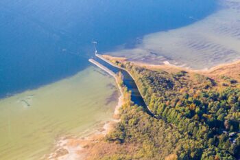 Luftbild Kölpinsee - Eldenburger Kanal