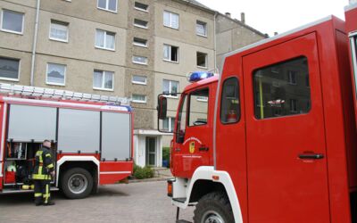 Feuerwehreinsatz in Möllenhagen