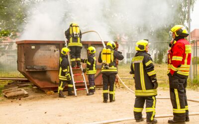 Brand altes Neustrelitzer Krankenhaus