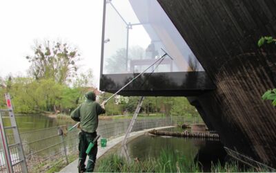 Bauarbeiten im Müritzeum in Waren (Müritz)