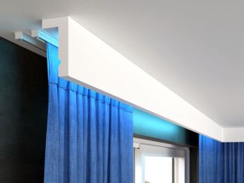 Gardinenleistenabdeckungen - Led Beleuchtung