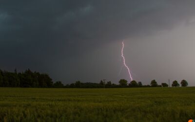 Gewitter über der Müritz