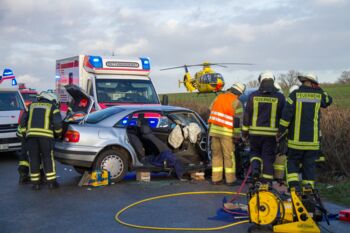 Feuerwehreinsatz nach Unfall