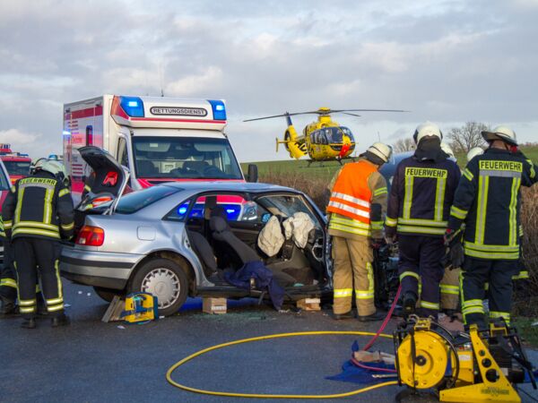 Feuerwehreinsatz nach Unfall