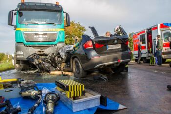 Einsatz Freiwilligen Feuerwehren Silz, Malchow und Alt Schwerin