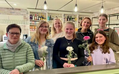 Britta Christoph, Franziska Jens, Kathrin Schäfer, Emma Karnatz, Katharina Kroeger, Hanna Kroeger und Merit Sander