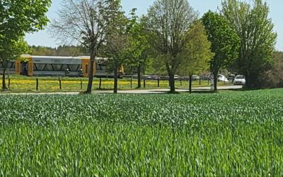 Unfall Pkw - ODEG Bahnübergang Silz