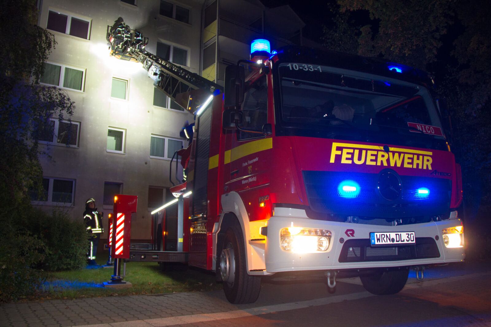 Einsatz Freiwillige Feuerwehr Waren (Müritz)