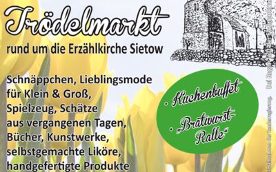 Trödelmarkt Erzählkirche Sietow