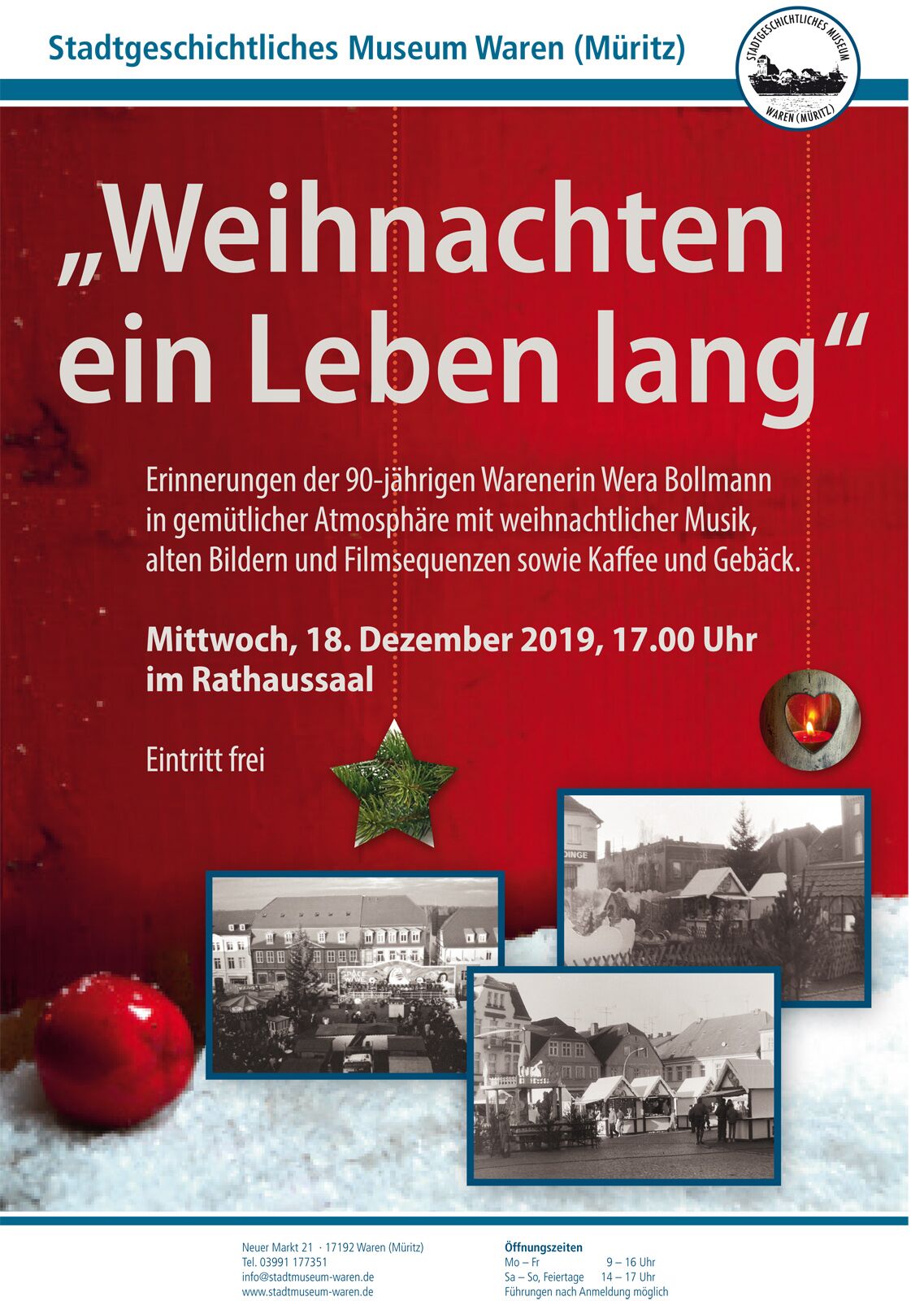 Veranstaltung stadtgeschichtliches Museum Waren (Müritz)