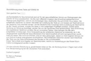 Corona bundesweiten Betrugsmasche