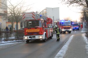 Erneuter Hochhausbrand in Waren (Müritz)