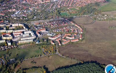 Wohngebiet Papenberg Waren (Müritz) Luftbild