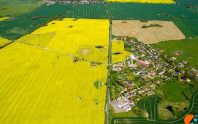 Mecklenburgische Seenplatte Luftbild