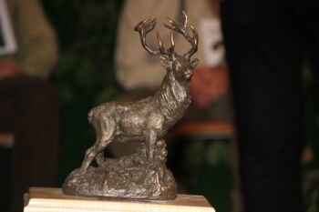 Hirschruferwettbewerb in der Feldsteinscheune Bollewick