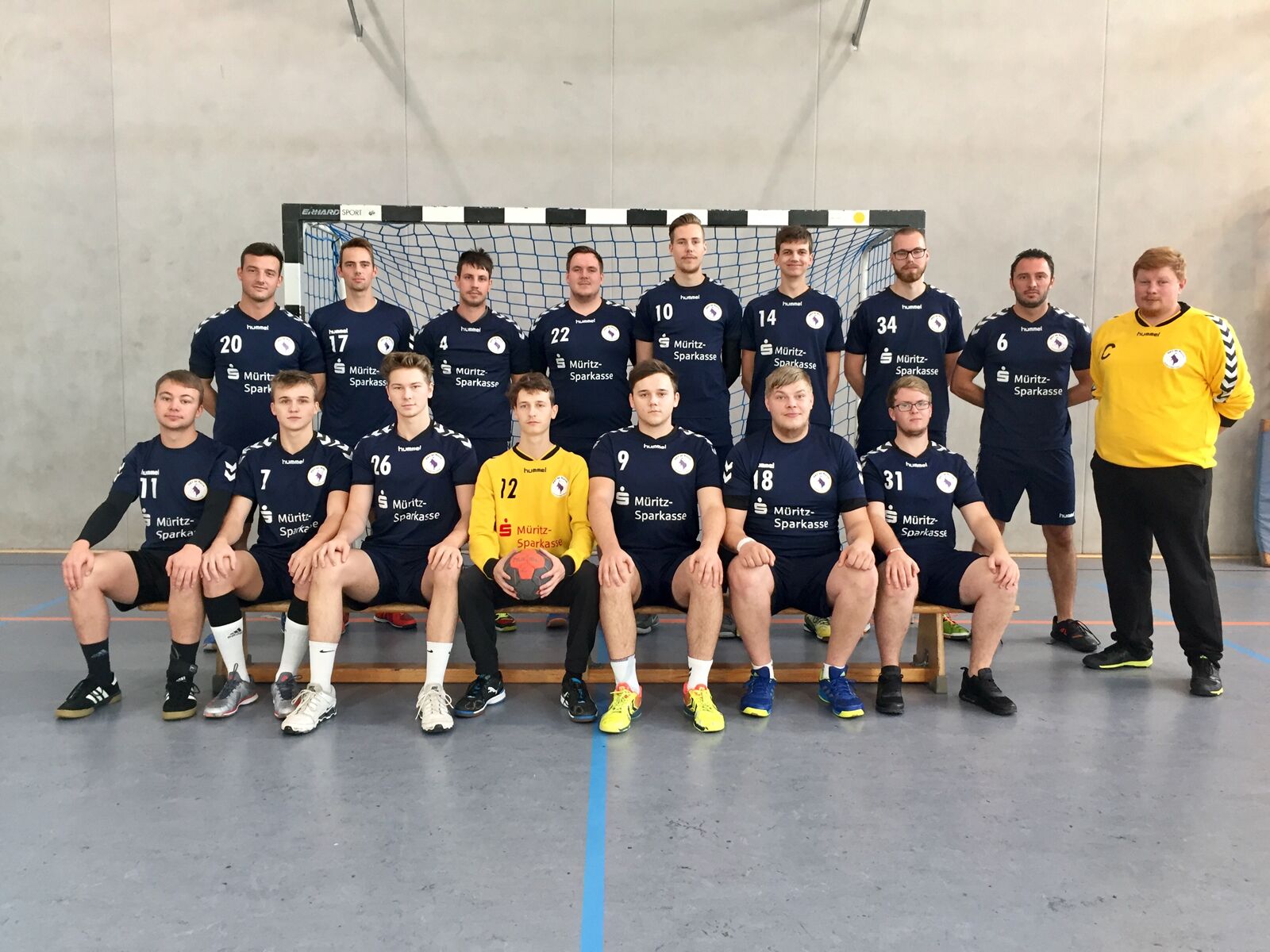Müritzer Handballer des HSV 90 Waren