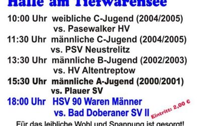Handballspiele in Waren (Müritz)