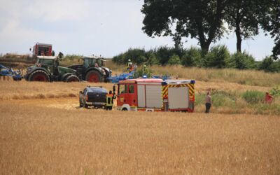 Großbrand bei Lansen
