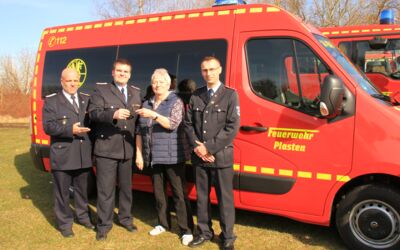 Feuerwehr Plasten mit neuem MTW