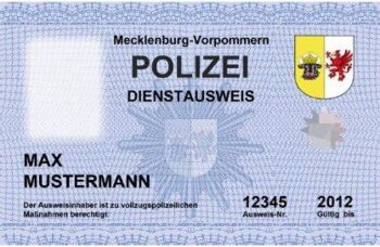 Polizei Dienstausweis