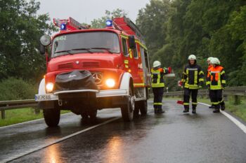 Feuerwehreinsatz Groß Plasten Unfall B192