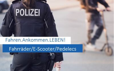 Verkehrskontrollen Fahrräder/E-Scooter/Pedelecs