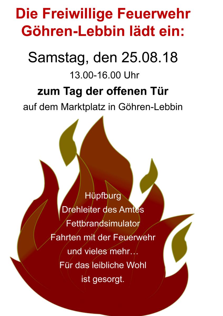 Veranstaltungen in Göhren-Lebbin am Fleesensee