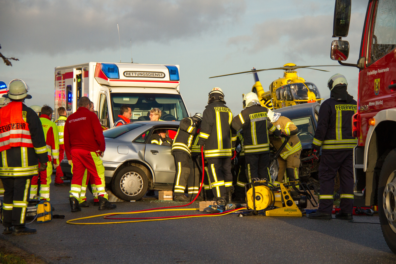 Feuerwehreinsatz nach Unfall