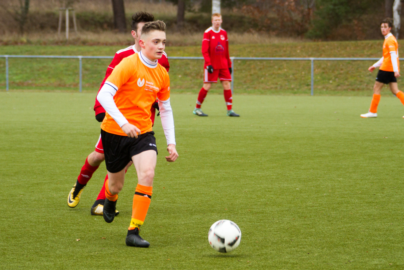 Fußballspiel SV Waren 09 B-Jugend