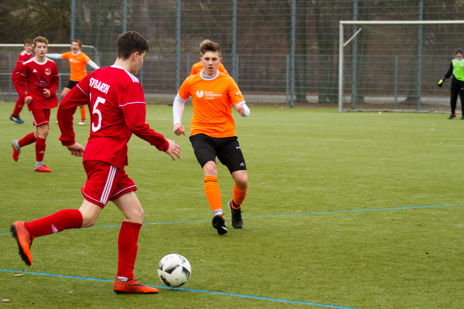 Fußballspiel SV Waren 09 B-Jugend