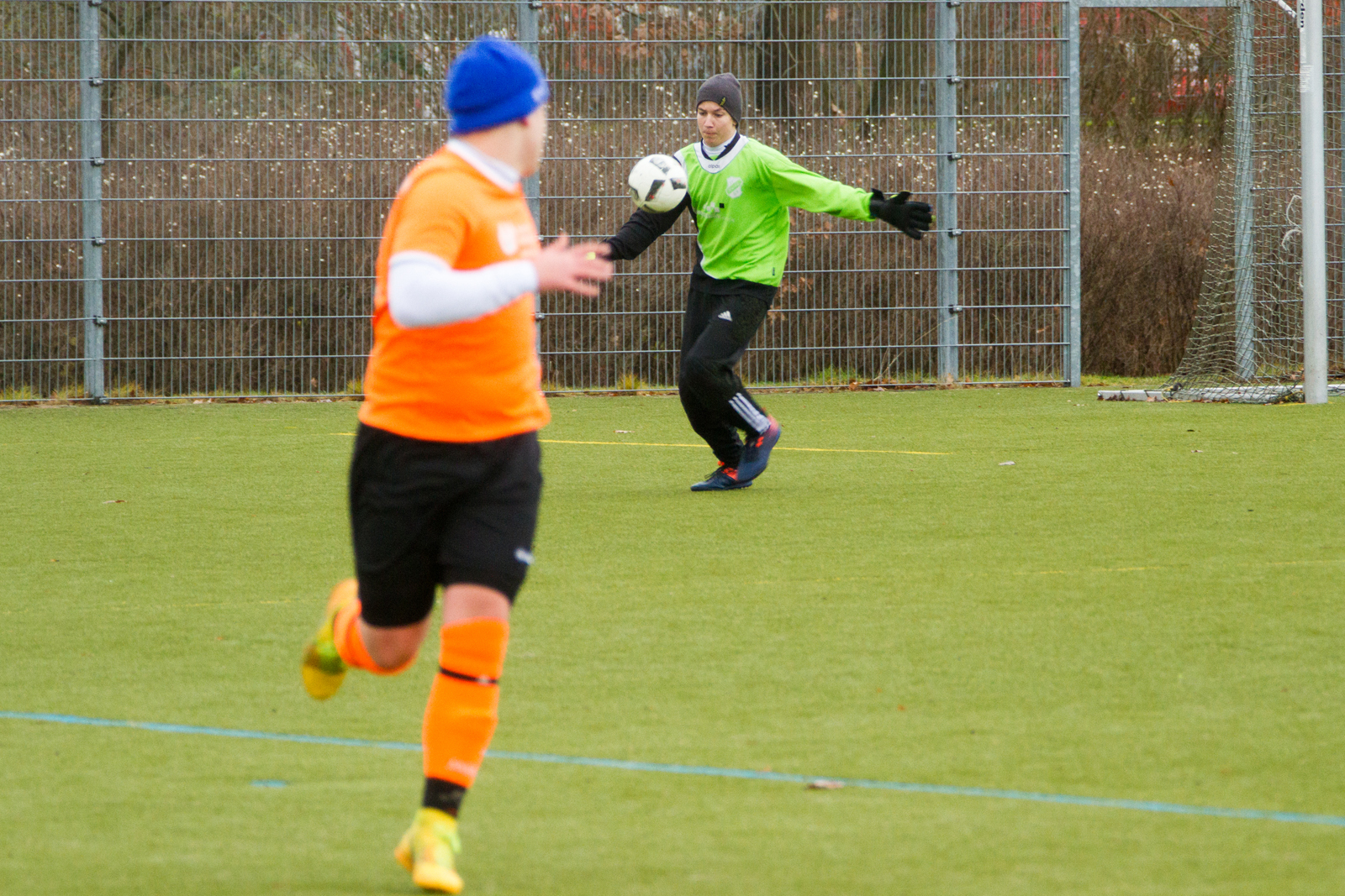 Fußballspiel SV Waren 09 B-Jugend